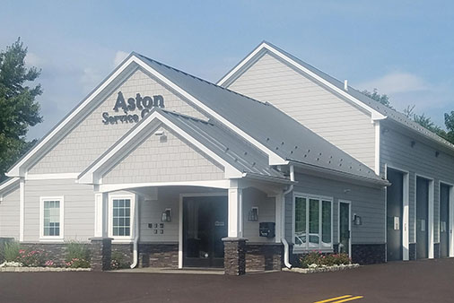 Aston Service Center Exterior of Building